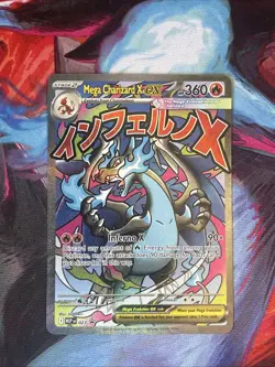 Pokemon TCG | Mega Charizard X ex MEP 023 Black Star Promo - NM/MT - Image 1
