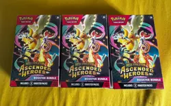 Pokemon TCG Ascended Heroes Booster Bundle - x3 - Brand New & Sealed - Image 1