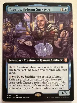 Tawnos, Solemn Survivor - EXTENDED ART - MTG The Brothers War: Commander - NM - Image 1