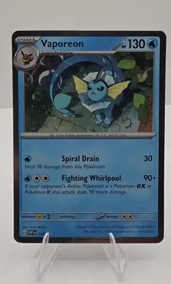 Vaporeon - 168 (Cosmos Holo) 168 Sv: Scarlet & Violet Promo Cards Holo - Image 1