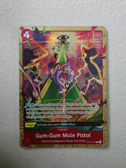 One Piece Card Game Gum-Gum Mole Pistol ST21-017 Alternate Art Rare - Image 1