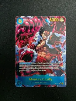 One Piece Card Game Monkey.D.Luffy OP11-118 Alternate Art Secret Rare - Image 1