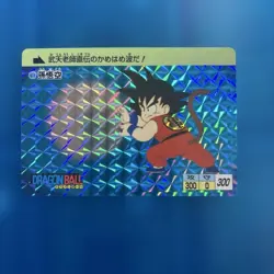 Goku no1 Holographic Carddass Dragon Ball JP Collectible Trading Card CCG Card - Image 1