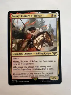Merry, Esquire of Rohan - MTG The Lord of the Rings: Tales of Middle-earth - NM - Image 1