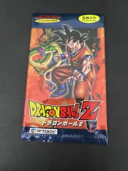 ArtBox Dragon Ball Z Typing Collection Japanese Sealed Pack 2003 5 Cards - Image 1