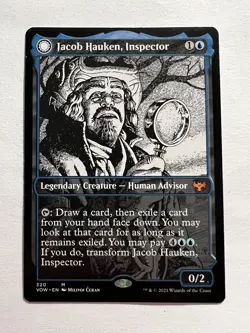 Jacob Hauken, Inspector / Hauken's Insight - SHOWCASE - MTG VOW - NM Mythic - Image 1