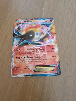 Moltres EX 14/135 Plasma Storm Ultra Rare Holo Pokemon Card LP Condition - Image 1