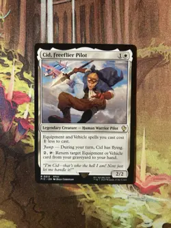 Cid, Freeflier Pilot 13 - NM - Final Fantasy Commander - MTG - Image 1