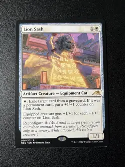 Magic The Gathering MTG LION SASH Kamigawa: Neon Dynasty NM - Image 1