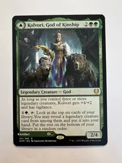 Kolvori, God of Kinship / The Ringhart Crest - MTG Kaldheim - NM - Image 1