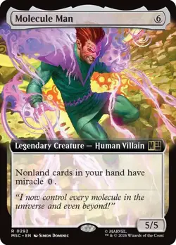 Molecule Man Extended Art Marvel Super Heroes NM MTG - Image 1