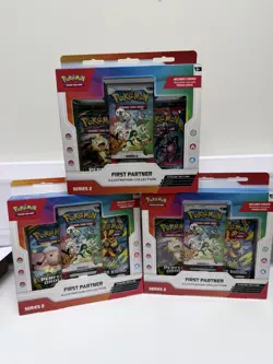 3X Pokemon TCG First Partner Illustration Collection Series 2 2026 NEW & SEALED - Image 1