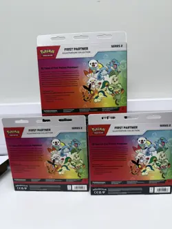 3X Pokemon TCG First Partner Illustration Collection Series 2 2026 NEW & SEALED - Image 2