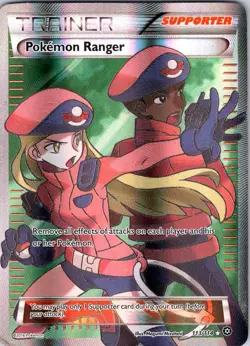 Pokemon Ranger (Full Art) 113/114 XY - Steam Siege Pokemon LP Holo - Image 1