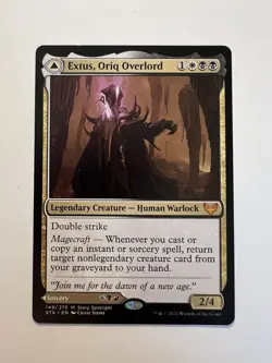 Extus, Oriq Overlord / Awaken the Blood Avatar- MTG Strixhaven School of Mage NM - Image 1