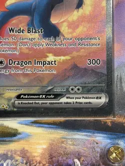 2025 Pokemon Journey Together #187 Salamence ex SIR w Extended Art Case - Image 5