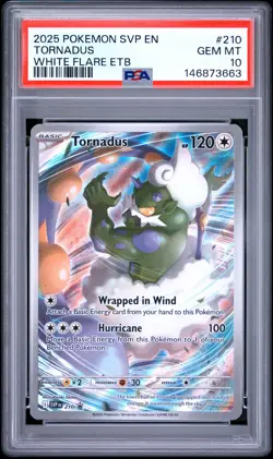 Pokemon Promo Tornadus 210 PSA 10 - Image 1