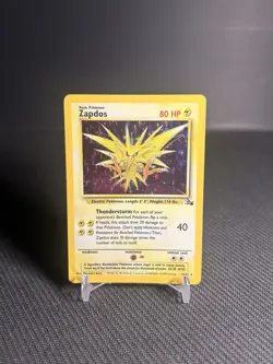 Pokemon TCG Zapdos 15/62 Fossil Holo MP - Image 1