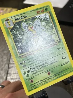 NM/MT 🔥 Beedrill 17/102 Rare Base Set Unlimited Pokemon - Image 3
