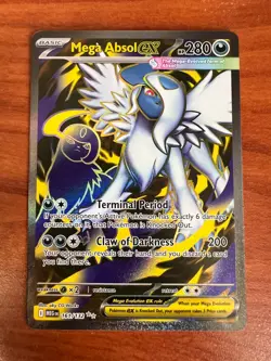Mega Absol ex 161/132 Ultra RAre Me01: Pokemon Mega Evolution Holo Near Mint - Image 1