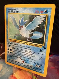 Pokemon Base Set Articuno Holo 2/62 Rare WOTC 1999 Vintage LP+ - Image 3