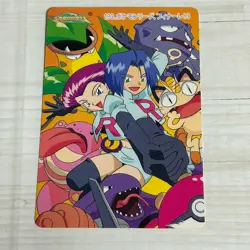 1999 Bandai Pokemon Anime Collection Carddass No. 193 Jessie James and Meowth - Image 1