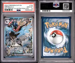 PSA 10 Greninja ex SVP EN 132 English Black Star Promo 2024 Pokemon TCG GEM MINT - Image 3