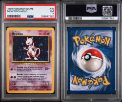 POKEMON BASE SET MEWTWO HOLO PSA 7 VINTAGE 1999 - Image 3