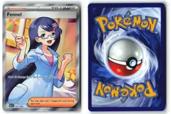 FENNEL 162/086 Ultra Rare Black Bolt Holo Trainer NM - Image 1