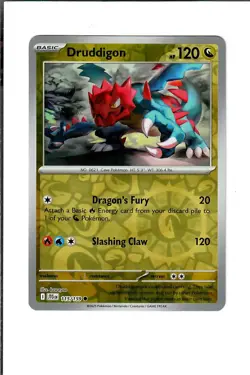 Druddigon 115/159 Common Journey Together Pokemon Reverse Holo Near Mint - Image 1