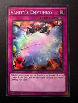 Vanity's Emptiness THSF-EN059 Super Rare 1st Edition Near Mint Yugioh - Image 1