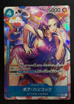 One Piece Card Game Boa Hancock OP01-078 SR Special Bandai Japan Anime - Image 1