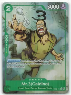 Mr.3(Galdino) (Alt Art) ST30-014 C Stard Deck EX (Luffy & Ace) - ONE PIECE - Image 1