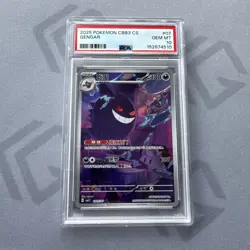 2025 POKEMON SIMPLIFIED CHINESE CBB3 C-GEM PACK VOL 3 #07 GENGAR PSA 10 - Image 1