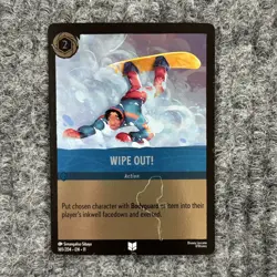 Disney Lorcana Winterspell Wipe Out! 165/204 Uncommon Foil NM Good - Image 1