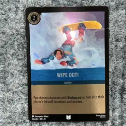 Disney Lorcana Winterspell Wipe Out! 165/204 Uncommon Foil NM Good - Image 2
