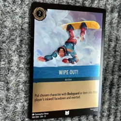 Disney Lorcana Winterspell Wipe Out! 165/204 Uncommon Foil NM Good - Image 3