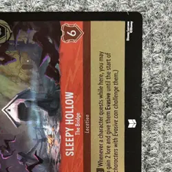 Disney Lorcana Whispers in the Well Sleepy Hollow Bridge 136/204 Foil UC NM - Image 5