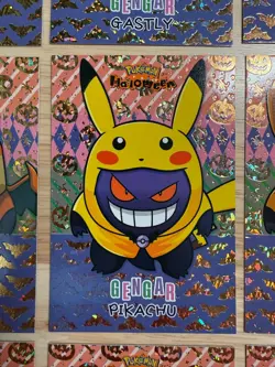 Gengar Poncho HALLOWEN Card Database SET Gold Foil Holo READ DESCRIP. - Image 3