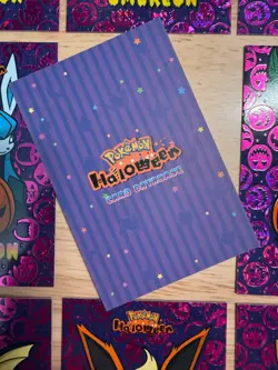 Eeveelutions Pumpkin HALLOWEN Card Database SET Magenta Foil Holo - Image 2