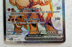 Pokemon TCG Arcanine EX Holo Card 224/198 SV01 Scarlet & Violet Base Set NM - Image 4