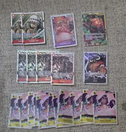 One Piece 300+ Card Bulk Lot Foil/Holo Foil/SR - Image 2
