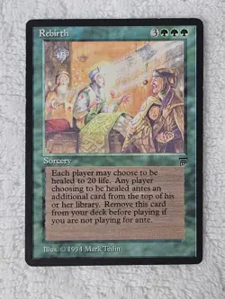 Rebirth Legends Rare Reserved List MTG Magic 1994 Mark Tedin Card Vault NM- - Image 1
