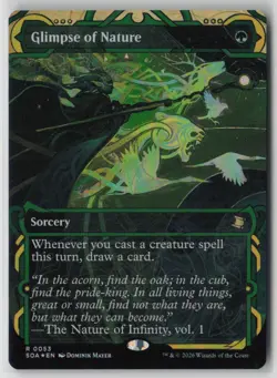 Glimpse of Nature 53 Rare Secrets of Strixhaven: Mystical Archive Foil Near Mint - Image 1
