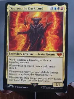 Sauron, the Dark Lord Universes Beyond: the Lord of the Rings MTG Regular NM - Image 1