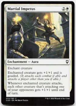 Martial Impetus 33 NM Commander Legends: Battle for Baldur's Gate MTG - Image 1