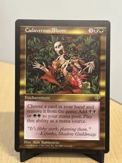 Cadaverous Bloom - Mirage (1996) - NM - Reserved List Magic: The Gathering MTG - Image 1