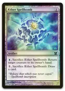 Aether Spellbomb #196 (Foil) (LP) Modern Masters MMA Magic MTG - Image 1