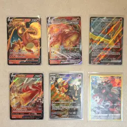 Pokemon TCG Ultra Rare Lot – 6 Cards | Charizard V, Blaziken VMAX, Holo - Image 1