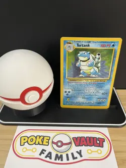 1999 Pokemon TORTANK #2/102 French NM Blastoise Base Set Holo Rare LP - Image 1